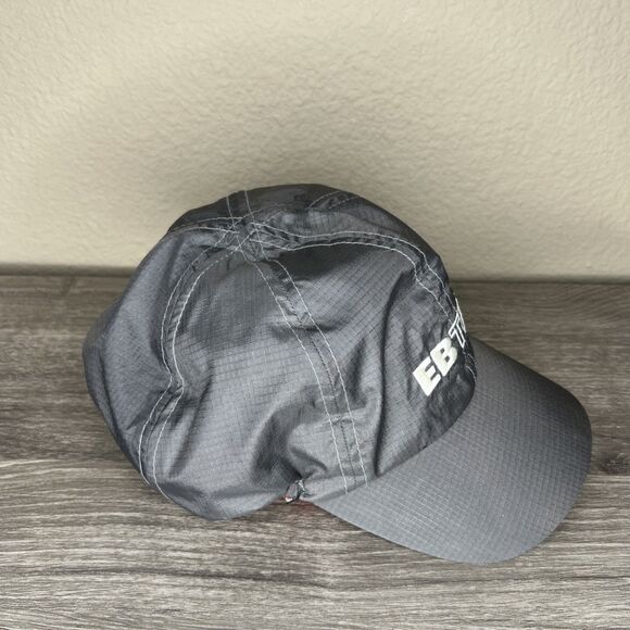 Vintage Eddie Bauer EBTEK Weatheredge Nylon Hat Gray Ripstop Cinch Cord - Picture 4 of 9